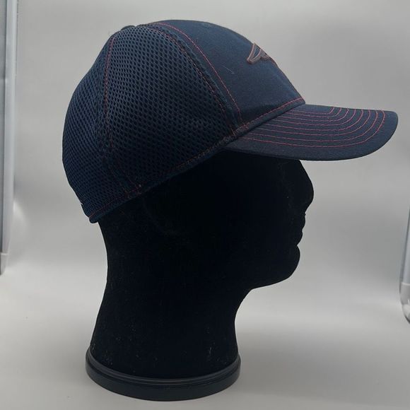 New Era 39Thirty New England Patriots Stretch Fit Hat Cap Medium Large M L Mesh - Picture 4 of 5